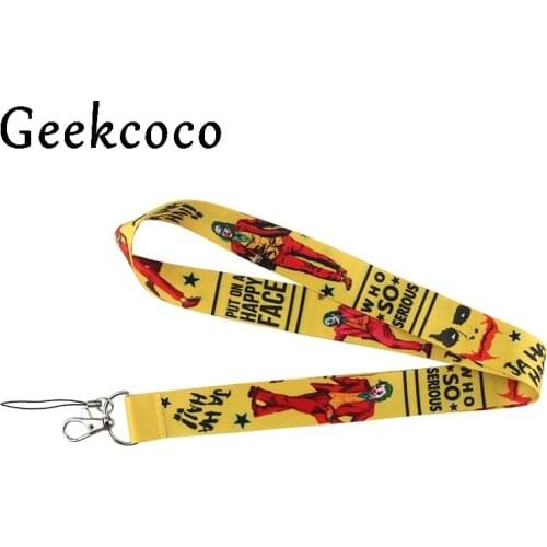 10pcs/lot Horror Movie Multi-function Mobile Phone Straps Tags Neck Lanyards for key ID Lanyard Badges webbing J0926