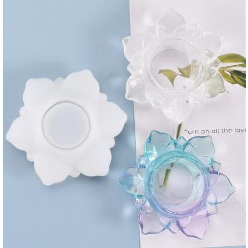 DIY Crystal Epoxy Mold Good-looking Transparent Flower Storage Box Creative Handmade Homemade Silicone Mold For Resin