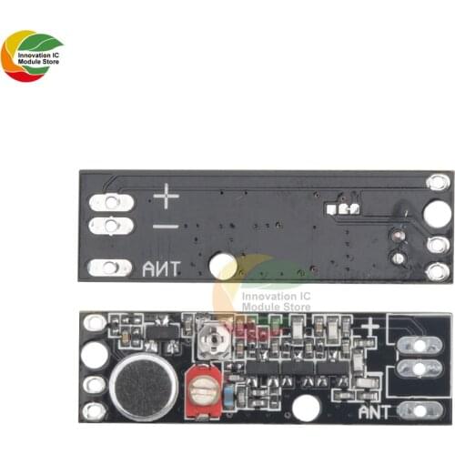 Ziqqucu FM Transmitter 1W High Power Transmitter Circuit Board Radio Broadcast Wireless Microphone Module PCB Amplifier C Type