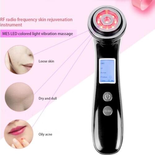 EMS Radio Mesotherapy Electroporation Face Eye Skin Lifting Tighten Vibration Massage LED Photon Rejuvenation wrinkle remover