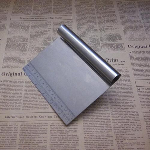 Baking tool 150 * 115 mm knife Cut knife stainless Steel Pizza Dough Scraper Cutter Handle Kitchen Flour Pastry Cake Bread Tool