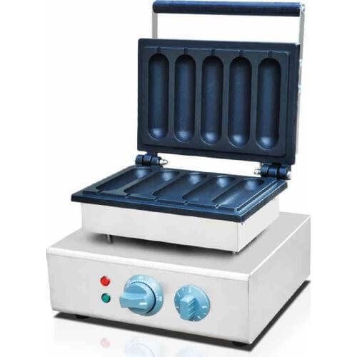 Hot Dog Stick Machine Grilled Hot Dog Machine Electric Sausage Cooker Smooth Surface