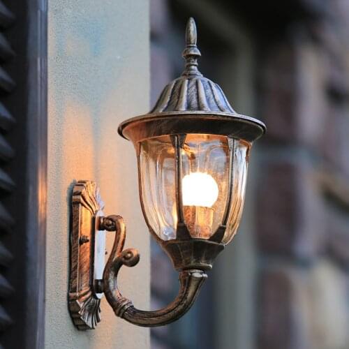 Fashion Europe Wall Sconce Outdoor Balcony Lamps Waterproof Vintage Rustic Wall Lights Wcs-Owl007