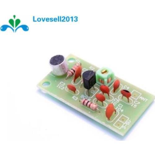 FM Transmitter Module Mini Wireless Microphone Ham Radio Frequency PCB Board 91-103MHz 3V-5V DC for DIY