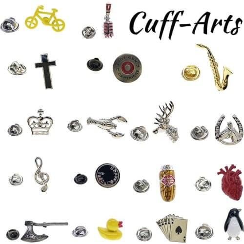 Lapel Pin Crown Brooches Brass Women Brooch Badges Jewelry For Men Gifts By Cuffarts Gemelos Les Boutons De Manchett PT0015