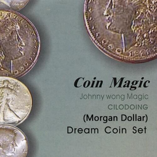 Dream Coin Set ( Gimmick) Magic Tricks Appearing/Disappearing Coin Magie Stage Illusion Prop Mentalism Magician Classic Toys