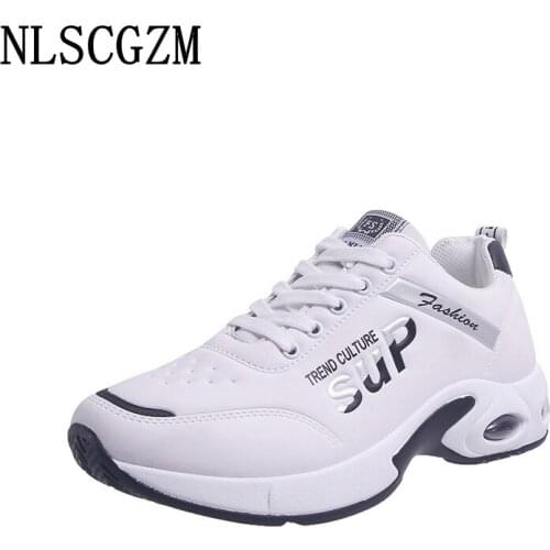 NLSCGZM Men's White Sneakers