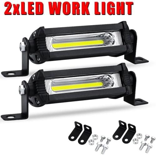 New 4Inch 18W Offroad DRL LED Work Light Flood Beam Spotlight 12V 24V Daytime Running Light For Jeep 4x4 ATV COB SUV Car Styling