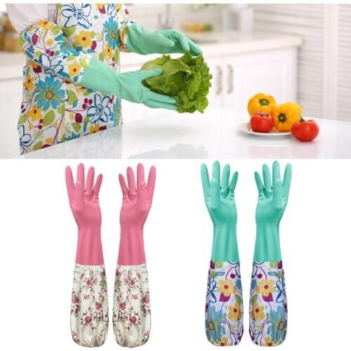 Durable Waterproof Household Glove Dishwashing Cleaning Rubber