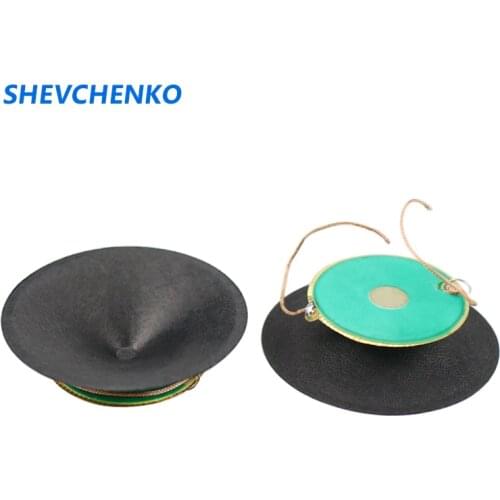 SHEVCHENKO 48mm Paper Cone Piezoelectric Tweeter Speaker 32mm Double-Sided Ceramic Piezoelectric Sheet Treble Speaker 2pcs