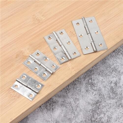 304 stainless steel small hinge 1-3 inch luggage cabinet door hinge folding loose-leaf hinge