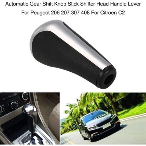 Automatic Gear Shift Knob Stick Shift Head for Peugeot 206 207 307 408 Citroen C2