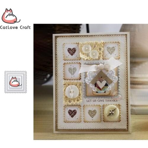Catlove Lace Frame Metal Cutting Dies Scrapbooking Mold Knife Stencil Die Cuts Card Making DIY Craft Embossing New Dies For 2020