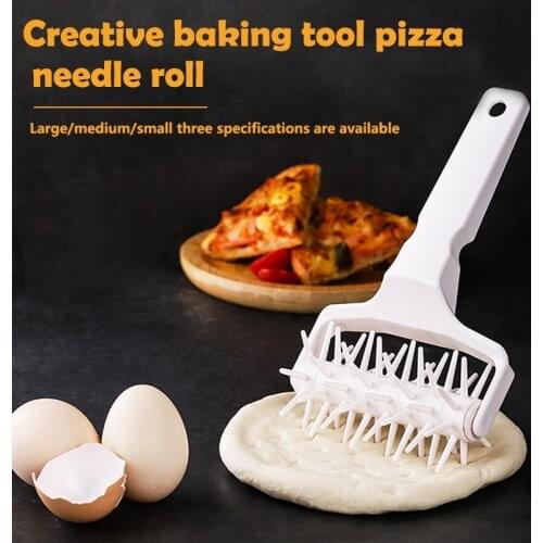 Pizza Cookies Baking Tools DIY Plastic Dough Roller Pastry Pie Needle Wheels Cutter Sewing Machine Bread Hole Punch dropshipping
