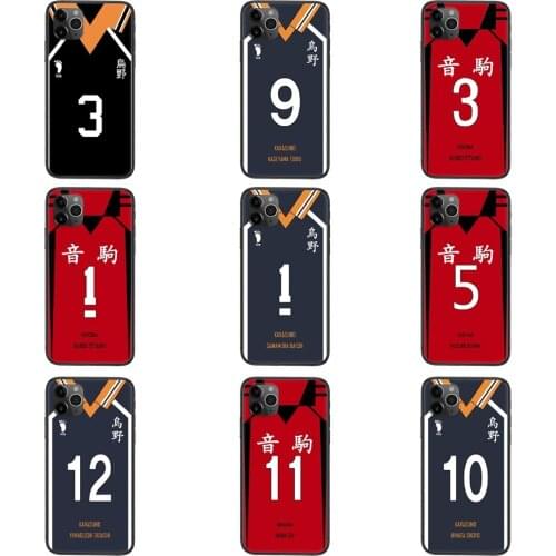 Haikyuu Jersey For Huawei Honor 9X 9I 9A 8X 8S 20S 20i 20 Pro V40 10X Lite Black Cell Cover Luxury Back Newly