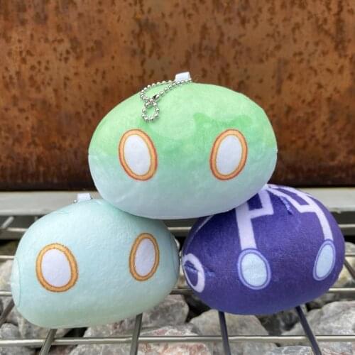 Game Genshin Impact Slime Theme Cute Plush Dolls Keli Dango Throw Handful Toys Cartoon Birthday Xmas Gift