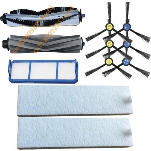 Vacuum Main Roller Brush Cover Side Brush HEPA Filter Mop Cloth for Ilife A10s L100 Robotic Vacuum Cleaner Parts Repalcement