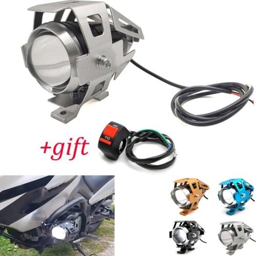 Motorcycle LED Headlights U5 Led Spotlight moto light Fog Spotlights 12V For Honda vfr 750 800 ST 1300 ST1300 Black SpiRit RC51