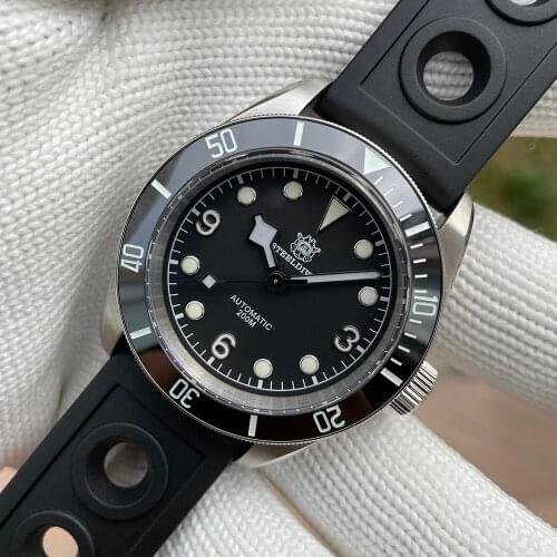 Steeldive New Diver NH35 Sapphire Crystal Men Automatic Watches Ceramic Bezel 20Bar BGW9 Luminous