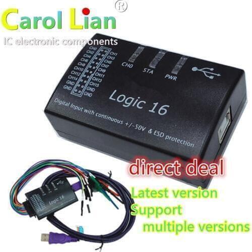 New USB Logic 100MHz 400MHz 16Ch Logic Analyzer for ARM FPGA