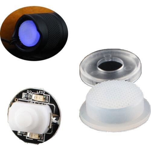 1PCS 1288 Switch with LED Blue Light For Convoy C8 M1 M2 S2 S2+ Flashlight Rubber Cap Base Lighting Accessories