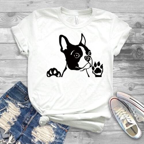 2020 Boston Terrier Shirt Cute Dog T-Shirt Gifts for Dog Moms and Dads Funny Dog Tee
