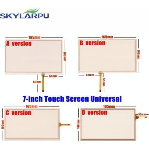 Skylarpu New 7-inch 165mm*100mm Touchscreen for Car Navigation DVD,HSD070IDW1 D00 E11 Touch Screen Digitizer Panel Universal