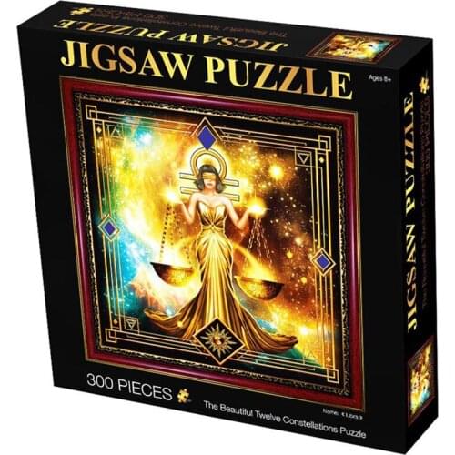 TD ZW Jigsaw Puzzles 300Pieces Zodiac Horoscope Puzzles for Adults Children Kids Games Educational Toys Diy Birthday Gift Puzzle