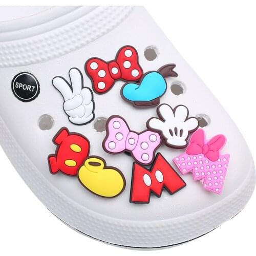 New product 1pc shoe decoration/croc shoe charms/shoe accessories for clogs kids school gift fit wristband croc jibz