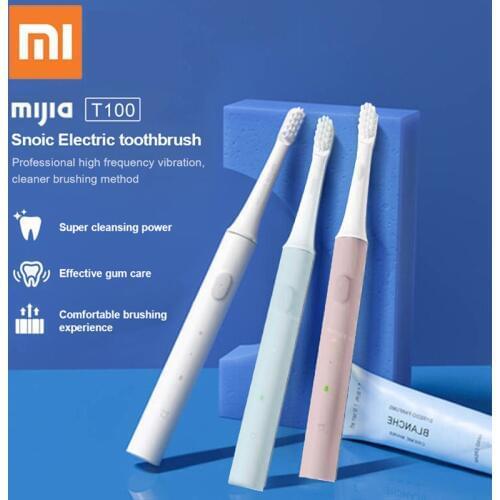 Xiaomi Mijia T100 Sonic Electric Toothbrush Adult Ultrasonic Automatic Toothbrush USB Rechargeable Waterproof Tooth Brush