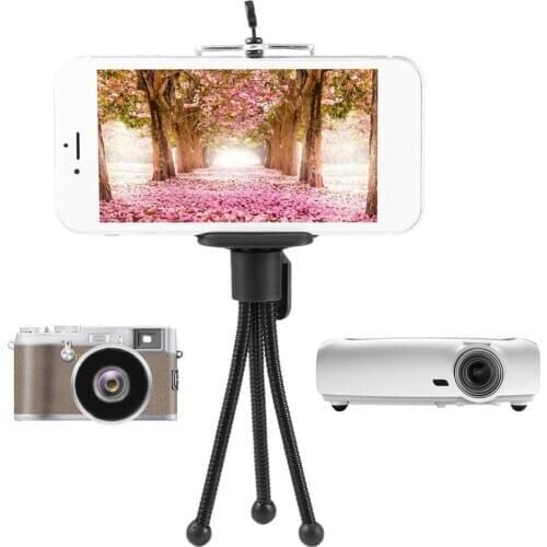 Universal Flexible Portable Metal Tripod Mini Stand For Phone Digital Camera Mini DV Projector Travel Accessory