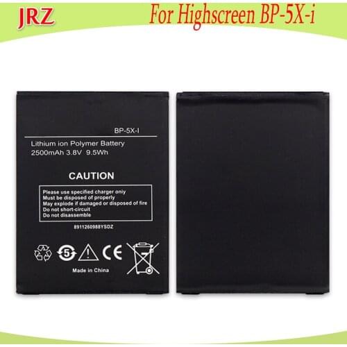 1LOT=10PCS Battery 2500mAh High Capacity battery For Highscreen BP-5X-i phone Replacement Batteries Bateria