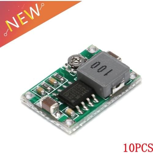 10pcs/lot RC Airplane Module Mini 360 DC-DC Buck Converter Step Down Module 4.75V-23V to 1V-17V 17x11x3.8mm Mini360 New LM2596
