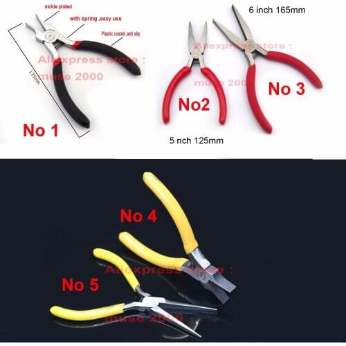 5 6 inch ultra thin head tip pliers mini diagonal tool electronic IC pin Leveling, folding, bending, hand ornaments handicrafts