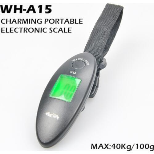 ESPLB 40kgx100g Luggage Digital Scale Mini Portable Hanging Hand Held Strap Travel LCD Electronic Weighing Digital Scales