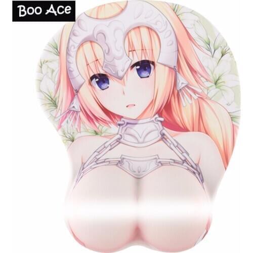 Fate/Grand Order - Alter Anime Sexy Girl 3D Boobs Gaming Mouse pads with Silicone Gel Wrist Rest
