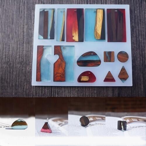 DIY Silicone Pendant Mold Jewelry Resin Casting Mold Epoxy Resin Jewelry Tools
