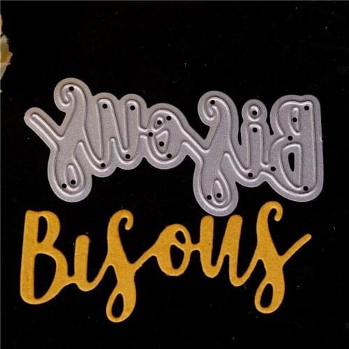 French Word Metal Cutting Dies For Diy Scrapbooking Die Cut New 2018 Cuts For Paper Card Making Craft Embossing Photo BABY