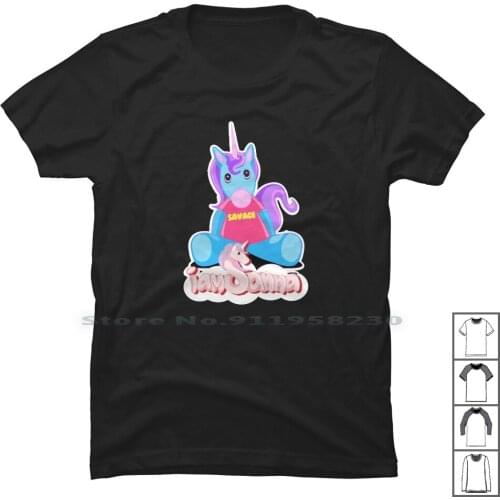Iamsanna Sanna Unicoorn T Shirt 100% Cotton Place Gamer Nico Lace Anna Uni San Ace Am