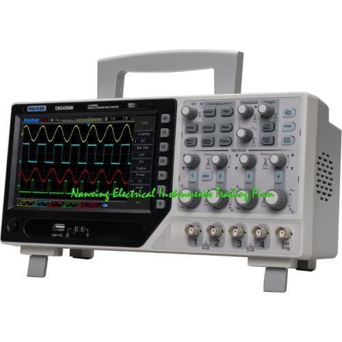 Hantek DSO4204B Digital Storage Oscilloscope 4CH 200MHz,1GS/s 7 inch 64K color TFT 800*480