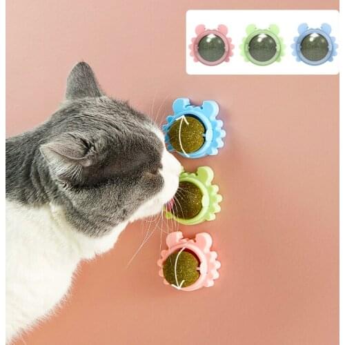 Funney Cat Toys Healthy Catnip Toys Natural Training Mint Ball Catnip Ball Playing Toy Supplies Pet Toy Product Pet Cat Favor