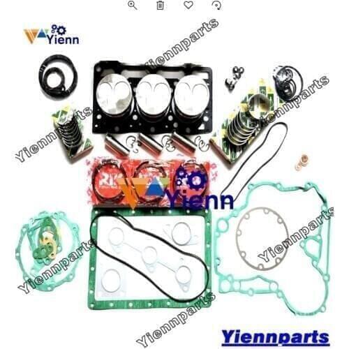 D1703 D1703B D1703E Overhaul Rebuild Kit For Kubota Engine 325C 325D GV1125 KJS130D SQ1140 Generator Piston Ring Bearing Gasket