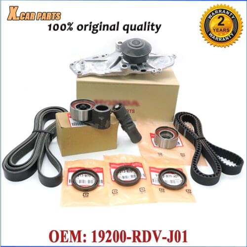 Car Engine Timing Belt Kit Idler Water Pump Crankshaft Cam Seal 19200-RDV-J01 For ACURA MDX HONDA ODYSSEY PILOT RIDGELINE 3.5L