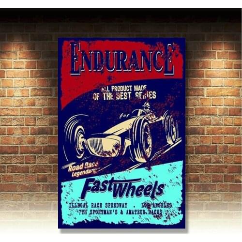 Retro Metal Tin Signs Garage Service Vintage Plate Pub Bar Art Wall Decor Poster