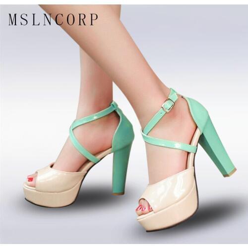 MSLNCORP Womens High-heeled Shoes