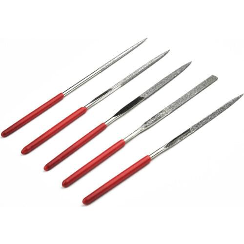 5pcs/Set Metal Needle Files Set Carving Jewelry Diamond Glass DIY Wood Rasp File Stone Jewelry Polishing Carving Hand Tool Set