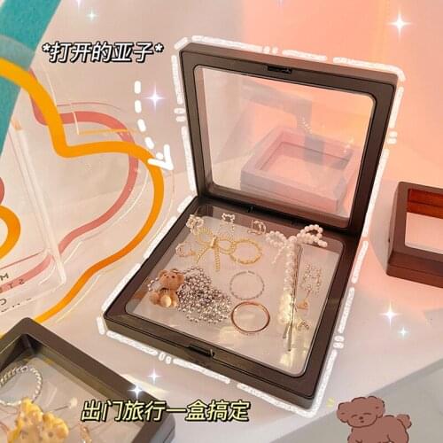 Film Display Box Transparent Anti-oxidation Sealed Packaging Box Bracelet Storage Box Jewelry Holder Jewelry Suspension Box