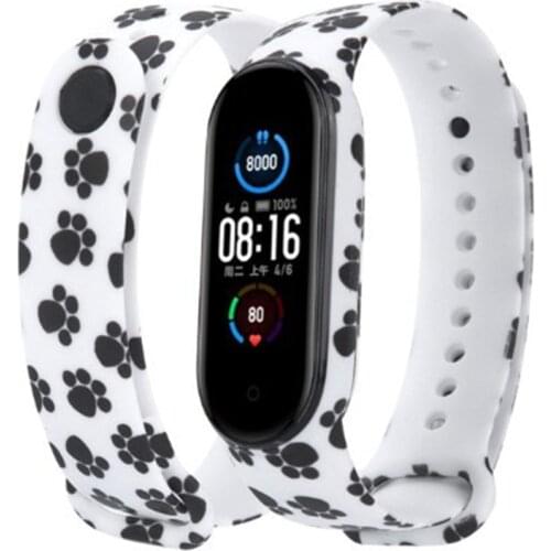 Suitable For Mi Band 5 Silicone Cartoon Strap Silicone Wristband For Mi Band3 4 Bracelet Silicone Wristband Accessories