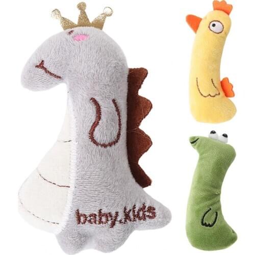 Pet Supplies Cute with Catnip Plush Cat Animal Shape Toy Home Playing Toy For Pet