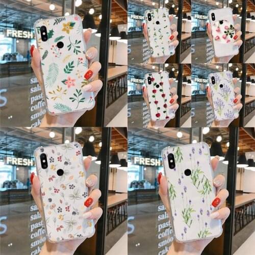 Dried flowers Phone Case Transparent For Xiaomi Redmi K30 10T 10X 9 9A 8 8A 7 7A 6 K40 T S PRO 5G